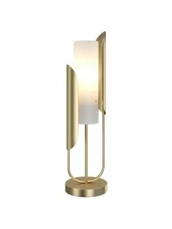 Tischlampe Сipresso in Gold, Ø 20 x H 75 cm