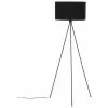 Westwing Collection Tripod Stehlampe Cella mit Stoffschirm, Ø 45 x H 147 cm -Leuchten Verkaufsladen Tripod Stehlampe Cella mit Stoffschirm