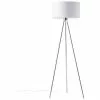 Westwing Collection Tripod Stehlampe Cella mit Stoffschirm, Ø 45 x H 147 cm -Leuchten Verkaufsladen Tripod Stehlampe Cella mit Stoffschirm 12