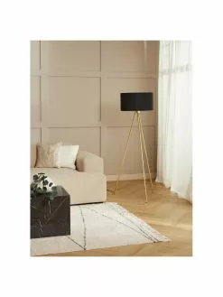 Westwing Collection Tripod Stehlampe Cella mit Stoffschirm, Ø 45 x H 147 cm -Leuchten Verkaufsladen Tripod Stehlampe Cella mit Stoffschirm 32