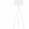 Westwing Collection Tripod Stehlampe Cella mit Stoffschirm, Ø 48 x H 158 cm -Leuchten Verkaufsladen Tripod Stehlampe Cella mit Stoffschirm 6