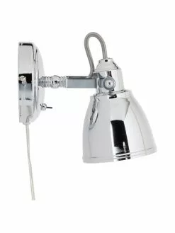 Markslöjd Verstellbare Wandleuchte Fjallbacka mit Stecker in Chrom, T 20 x H 17 cm -Leuchten Verkaufsladen Verstellbare Wandleuchte Fjallbacka mit Stecker in Chrom 2