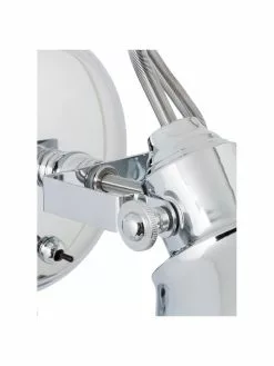 Markslöjd Verstellbare Wandleuchte Fjallbacka mit Stecker in Chrom, T 20 x H 17 cm -Leuchten Verkaufsladen Verstellbare Wandleuchte Fjallbacka mit Stecker in Chrom 5