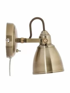 Markslöjd Verstellbare Wandleuchte Fjallbacka mit Stecker in Messing, T 20 x H 17 cm 11 Markslöjd Verstellbare Wandleuchte Fjallbacka mit Stecker in Messing, T 20 x H 17 cm -Leuchten Verkaufsladen Verstellbare Wandleuchte Fjallbacka mit Stecker in Messing 3