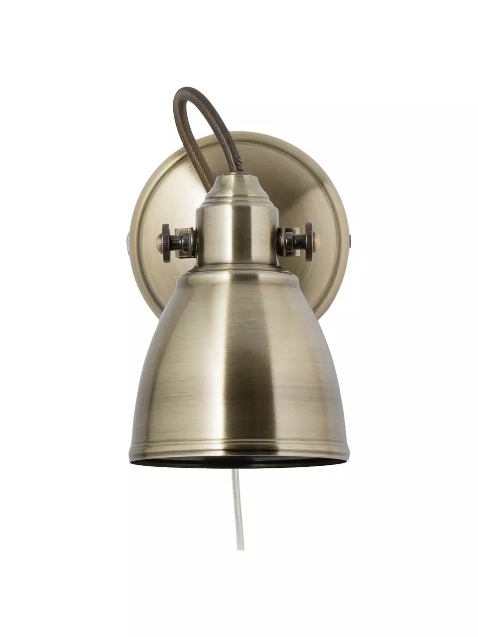 Markslöjd Verstellbare Wandleuchte Fjallbacka mit Stecker in Messing, T 20 x H 17 cm 7 Markslöjd Verstellbare Wandleuchte Fjallbacka mit Stecker in Messing, T 20 x H 17 cm – Bild 5