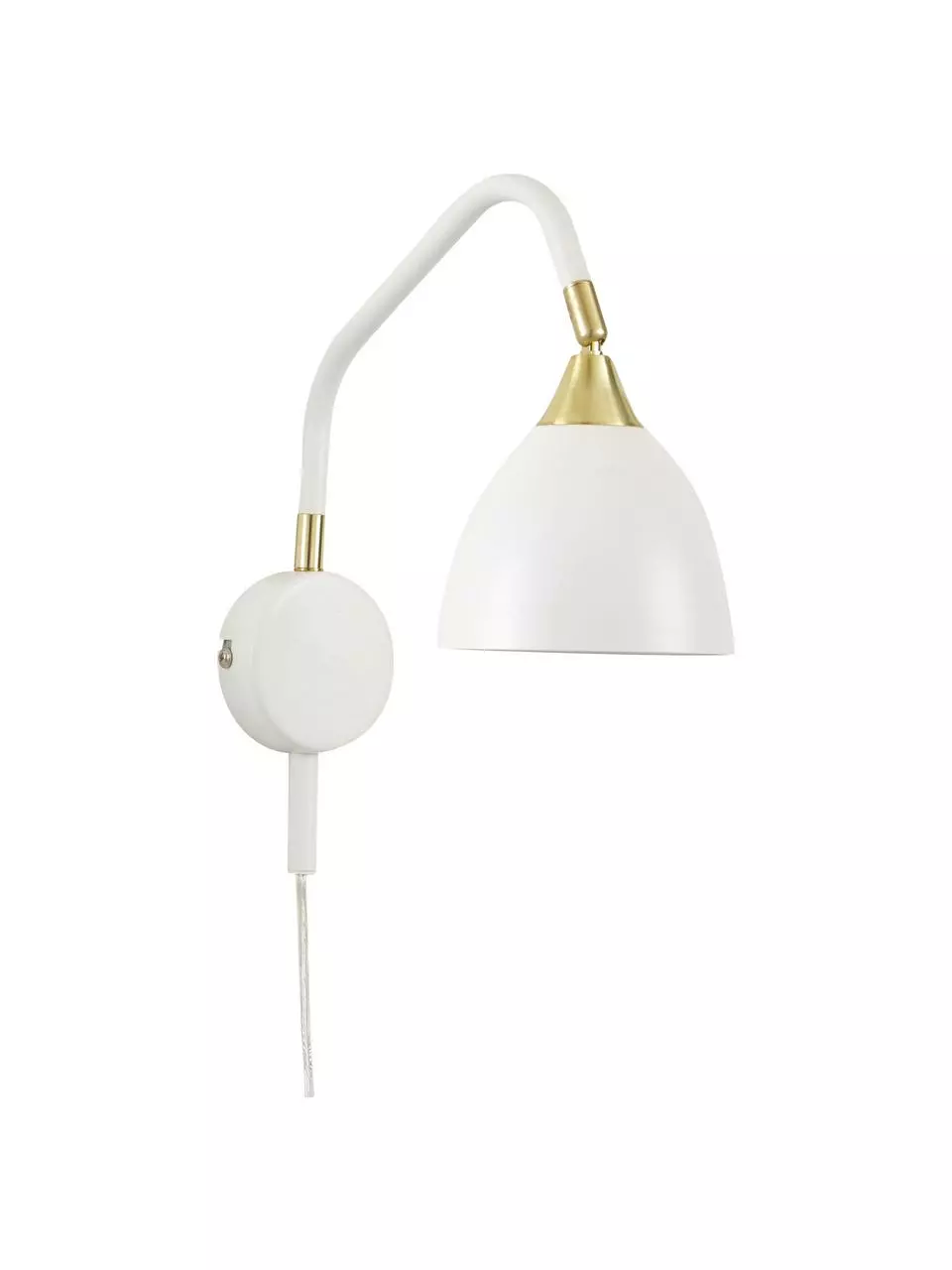 Jotex Verstellbare Wandleuchte Luis mit Stecker in Weiß, T 30 x H 29 cm 3 Jotex Verstellbare Wandleuchte Luis mit Stecker in Weiß, T 30 x H 29 cm