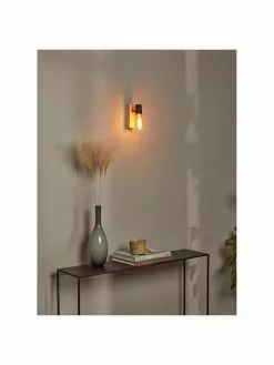 Verstellbare Wandleuchte Townshend aus Holz, T 9 x H 17 cm 10 Verstellbare Wandleuchte Townshend aus Holz, T 9 x H 17 cm -Leuchten Verkaufsladen Verstellbare Wandleuchte Townshend aus Holz 2