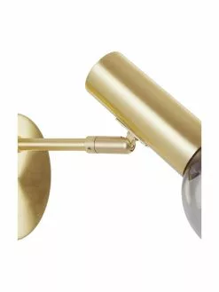 Westwing Collection Verstellbare Wandleuchte Wilson mit Glasschirm, T 22 x H 22 cm -Leuchten Verkaufsladen Verstellbare Wandleuchte Wilson mit Glasschirm 16