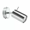 Verstellbarer Wand- und Deckenstrahler Etna in Chrom, B 8 x T 15 cm