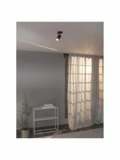 Verstellbarer Wand- und Deckenstrahler Etna in Schwarz, B 8 x T 15 cm -Leuchten Verkaufsladen Verstellbarer Wand und Deckenstrahler Etna in Schwarz 2