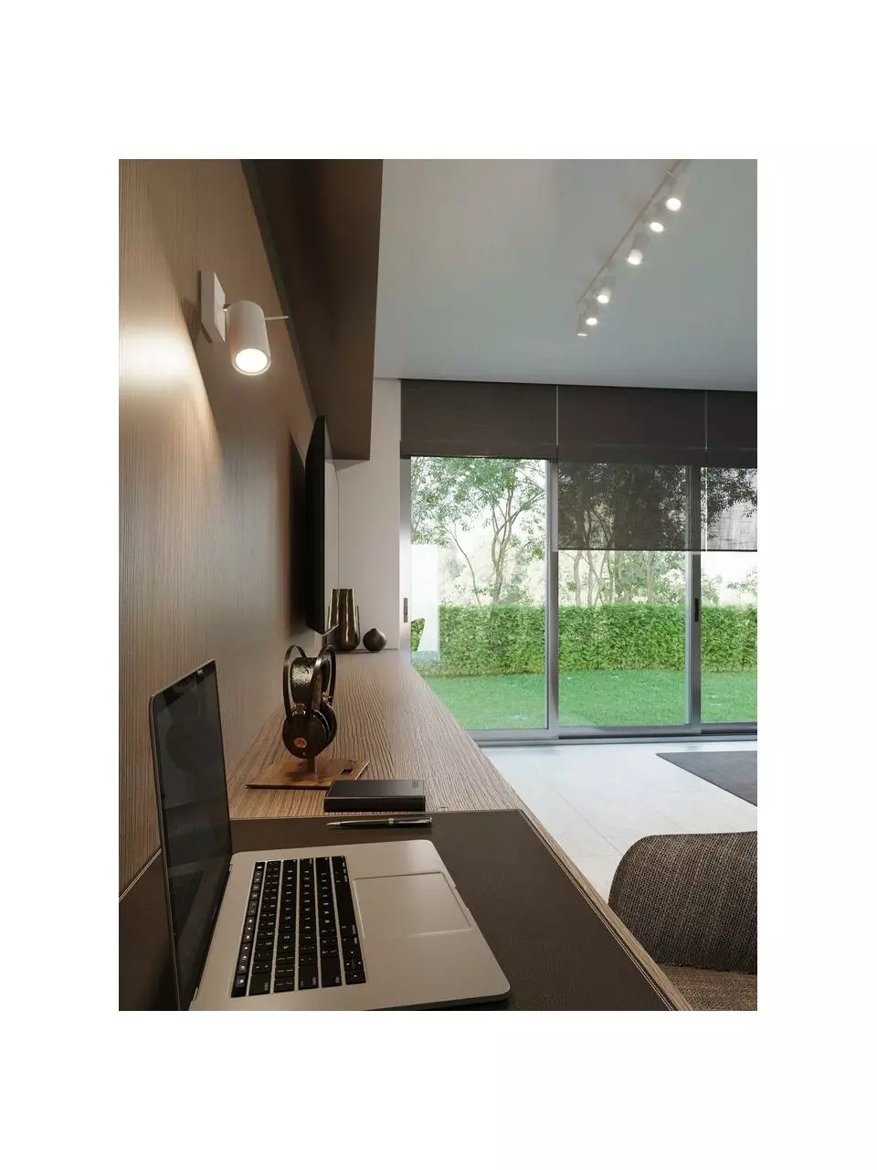 Verstellbarer Wand- und Deckenstrahler Etna in Weiß, B 8 x T 15 cm 4 Verstellbarer Wand- und Deckenstrahler Etna in Weiß, B 8 x T 15 cm – Bild 2