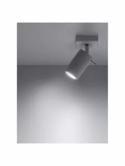 Verstellbarer Wand- und Deckenstrahler Etna in Weiß, B 8 x T 15 cm 12 Verstellbarer Wand- und Deckenstrahler Etna in Weiß, B 8 x T 15 cm -Leuchten Verkaufsladen Verstellbarer Wand und Deckenstrahler Etna in Weiss 4