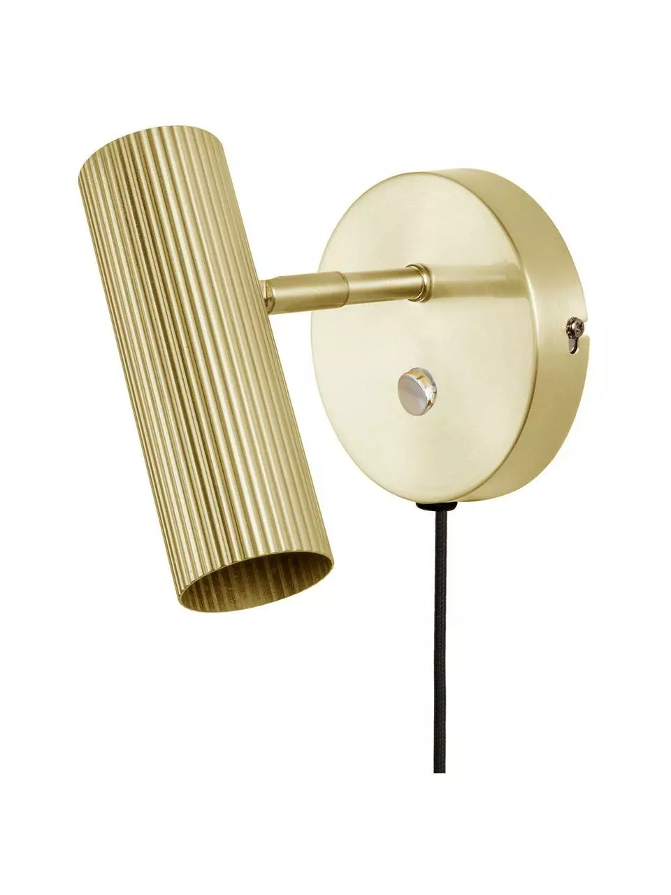 Globen Lighting Verstellbarer Wandstrahler Hubble mit Stecker in Gold, T 17 x H 15 cm 6 Globen Lighting Verstellbarer Wandstrahler Hubble mit Stecker in Gold, T 17 x H 15 cm – Bild 4