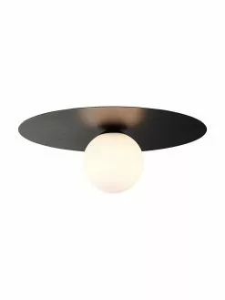 Wand- und Deckenleuchte Lobero aus Glas, Ø 30 x T 13 cm 11 Wand- und Deckenleuchte Lobero aus Glas, Ø 30 x T 13 cm -Leuchten Verkaufsladen Wand und Deckenleuchte Lobero aus Glas 3