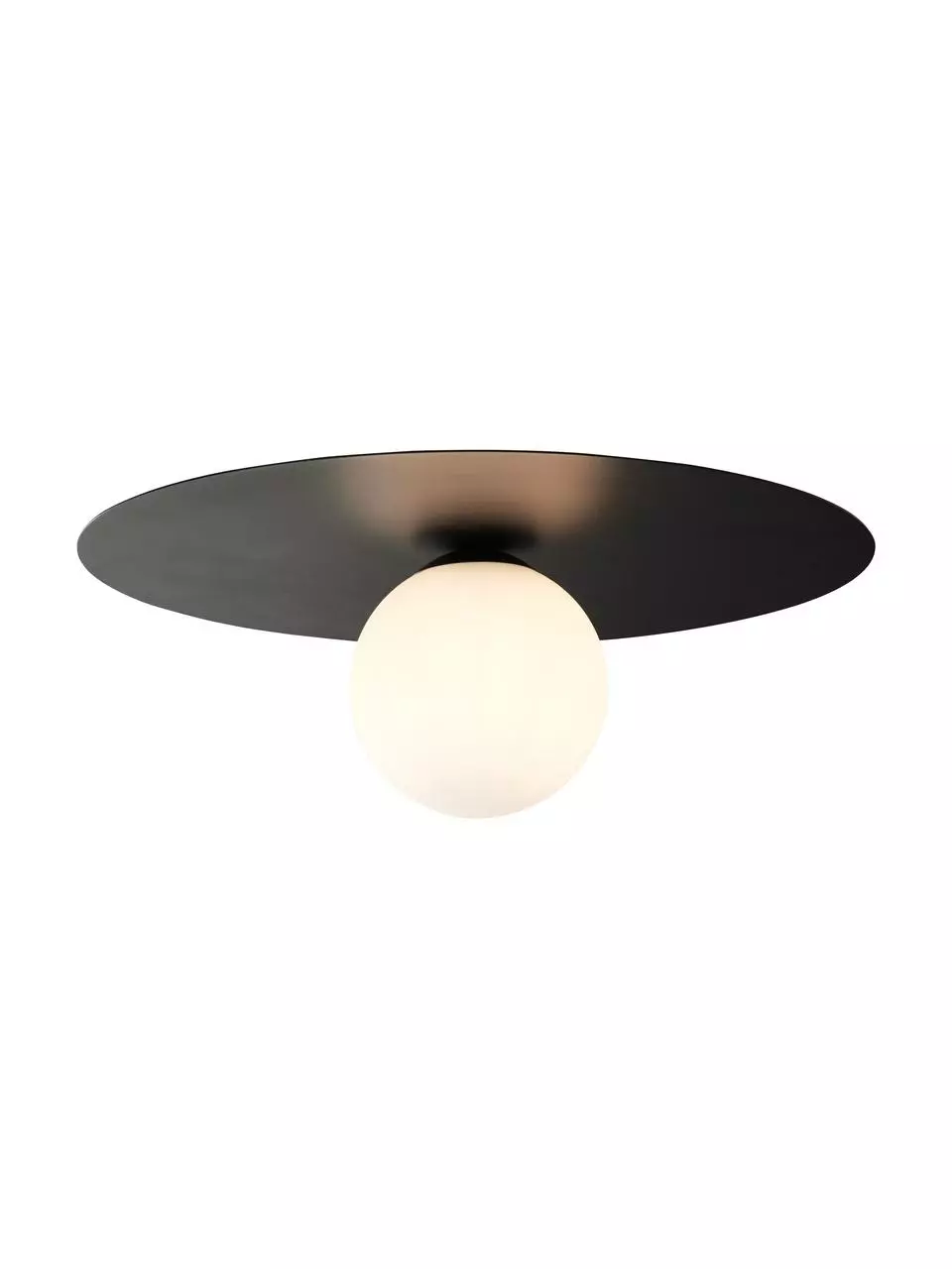 Wand- und Deckenleuchte Lobero aus Glas, Ø 30 x T 13 cm 6 Wand- und Deckenleuchte Lobero aus Glas, Ø 30 x T 13 cm – Bild 4