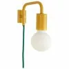 Jotex Wandleuchte Cascais in Gelb mit grünem Kabel, B 20 x H 12 cm 1 Jotex Wandleuchte Cascais in Gelb mit grünem Kabel, B 20 x H 12 cm -Leuchten Verkaufsladen Wandleuchte Cascais in Gelb mit grunem Kabel