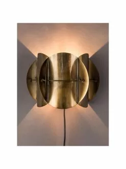 Dutchbone Wandleuchte Corridor mit Stecker und Antik-Finish, B 27 x H 19 cm -Leuchten Verkaufsladen Wandleuchte Corridor mit Stecker und Antik Finish 3