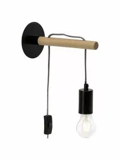 Wandleuchte Jarbo mit Stecker, T 23 x H 26 cm