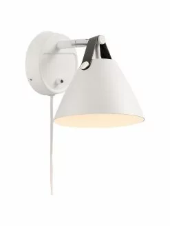 Design for the People Wandleuchte Strap mit austauschbarem Lederband und Stecker, T 21 x H 17 cm -Leuchten Verkaufsladen Wandleuchte Strap mit austauschbarem Lederband und Stecker 3