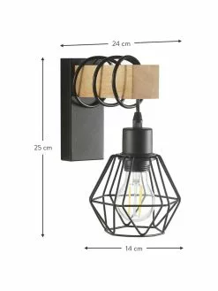 Wandleuchte Townshend im Industrial-Style, T 24 x H 25 cm 10 Wandleuchte Townshend im Industrial-Style, T 24 x H 25 cm -Leuchten Verkaufsladen Wandleuchte Townshend im Industrial Style 2
