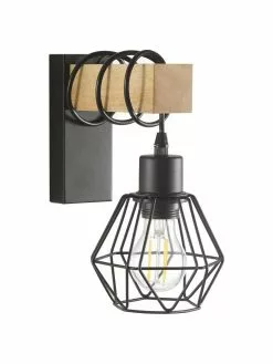 Wandleuchte Townshend im Industrial-Style, T 24 x H 25 cm