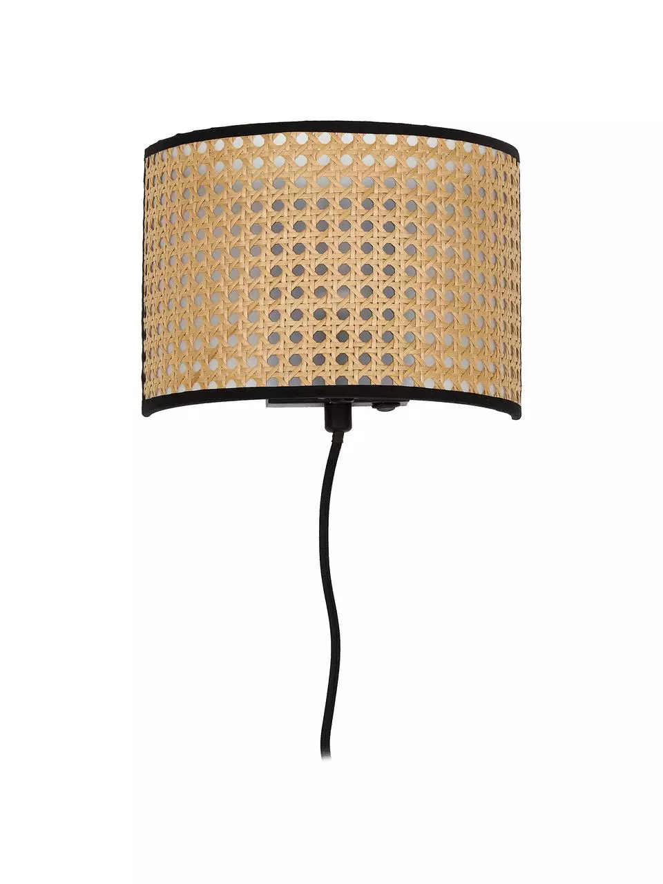 Westwing Collection Wandleuchte Vienna aus Wiener Geflecht mit Stecker, B 22 x H 16 cm 5 Westwing Collection Wandleuchte Vienna aus Wiener Geflecht mit Stecker, B 22 x H 16 cm – Bild 3