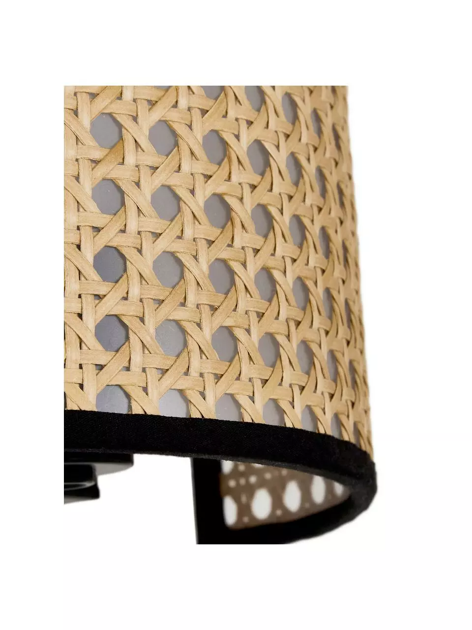 Westwing Collection Wandleuchte Vienna aus Wiener Geflecht mit Stecker, B 22 x H 16 cm 8 Westwing Collection Wandleuchte Vienna aus Wiener Geflecht mit Stecker, B 22 x H 16 cm – Bild 6