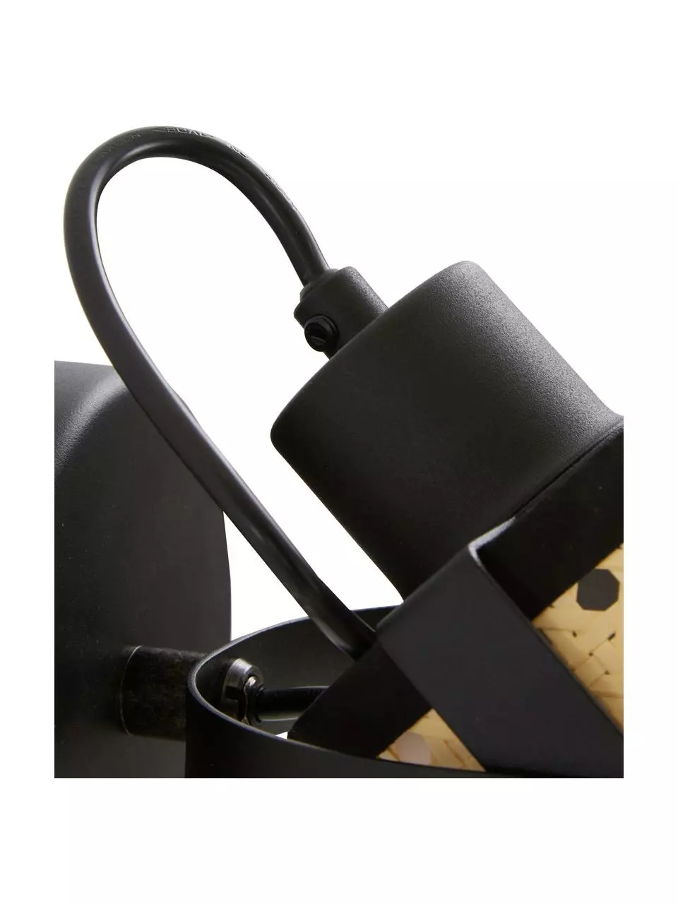 Wandstrahler Ruscomb aus Wiener Geflecht, T 21 x H 18 cm 8 Wandstrahler Ruscomb aus Wiener Geflecht, T 21 x H 18 cm – Bild 6